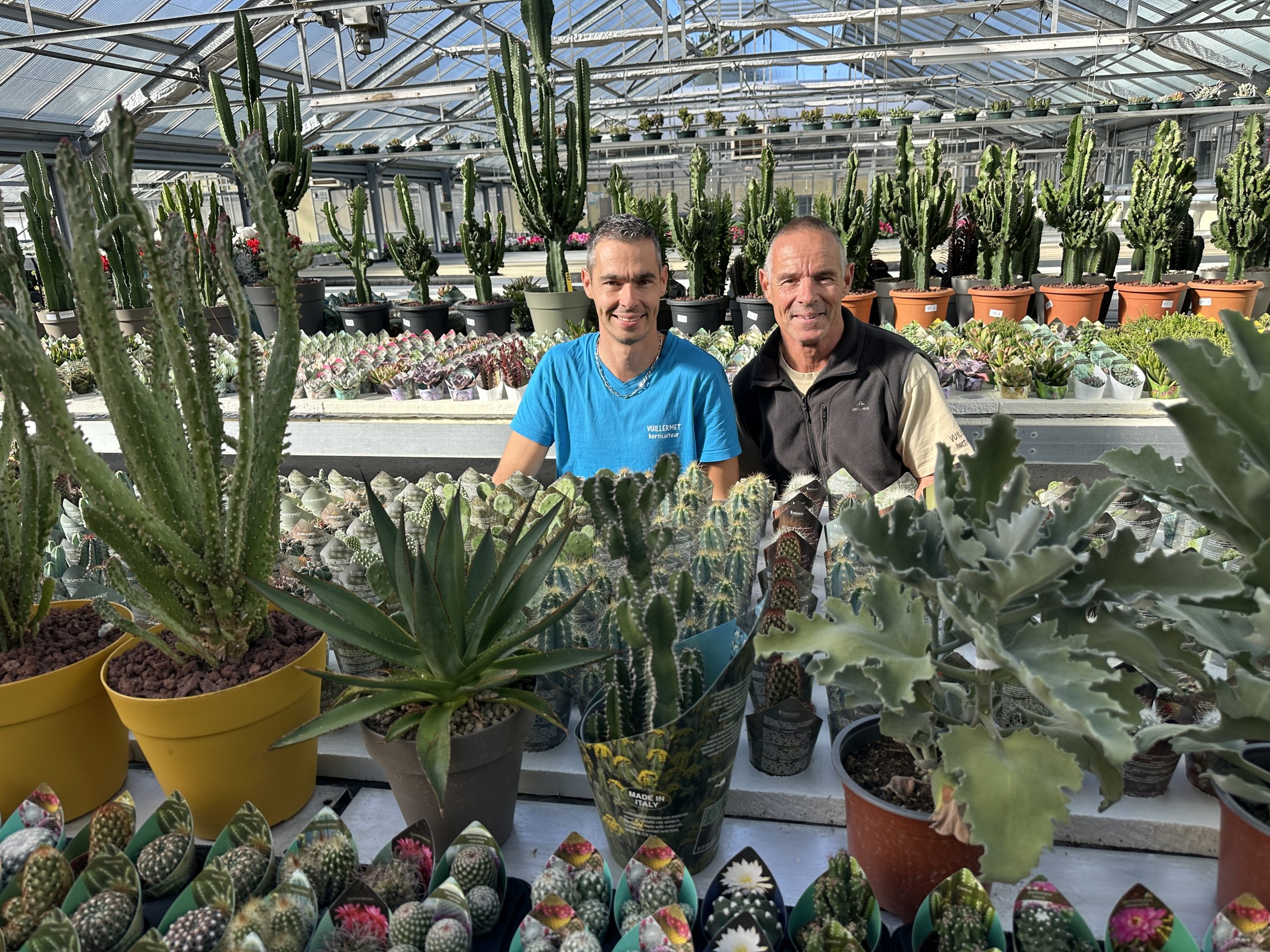 Un grand marché végétal